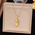 Geometric Gold Plated Necklace