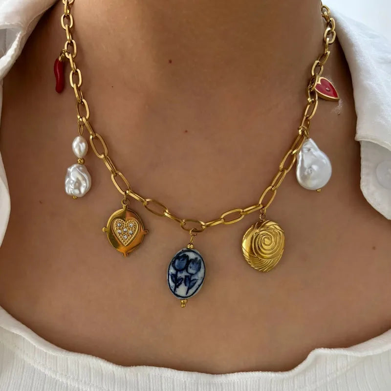 Multi Charms Necklace