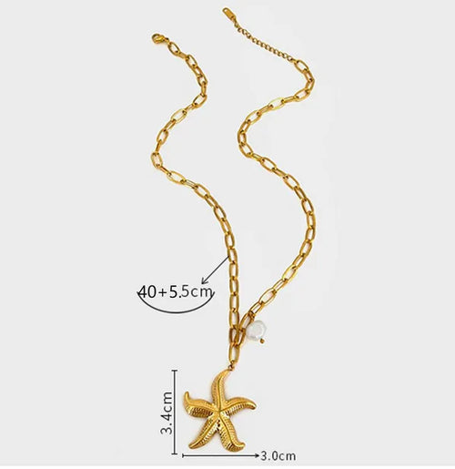 Aurelia Tide Charm Necklace |Waterproof