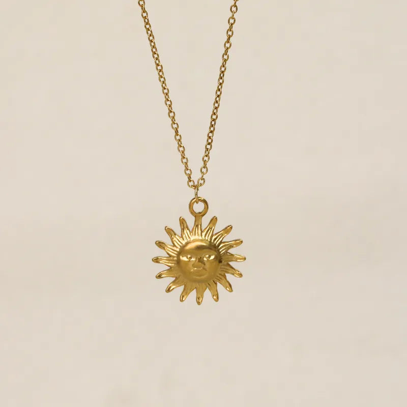 Sun Lady Pendant Necklace