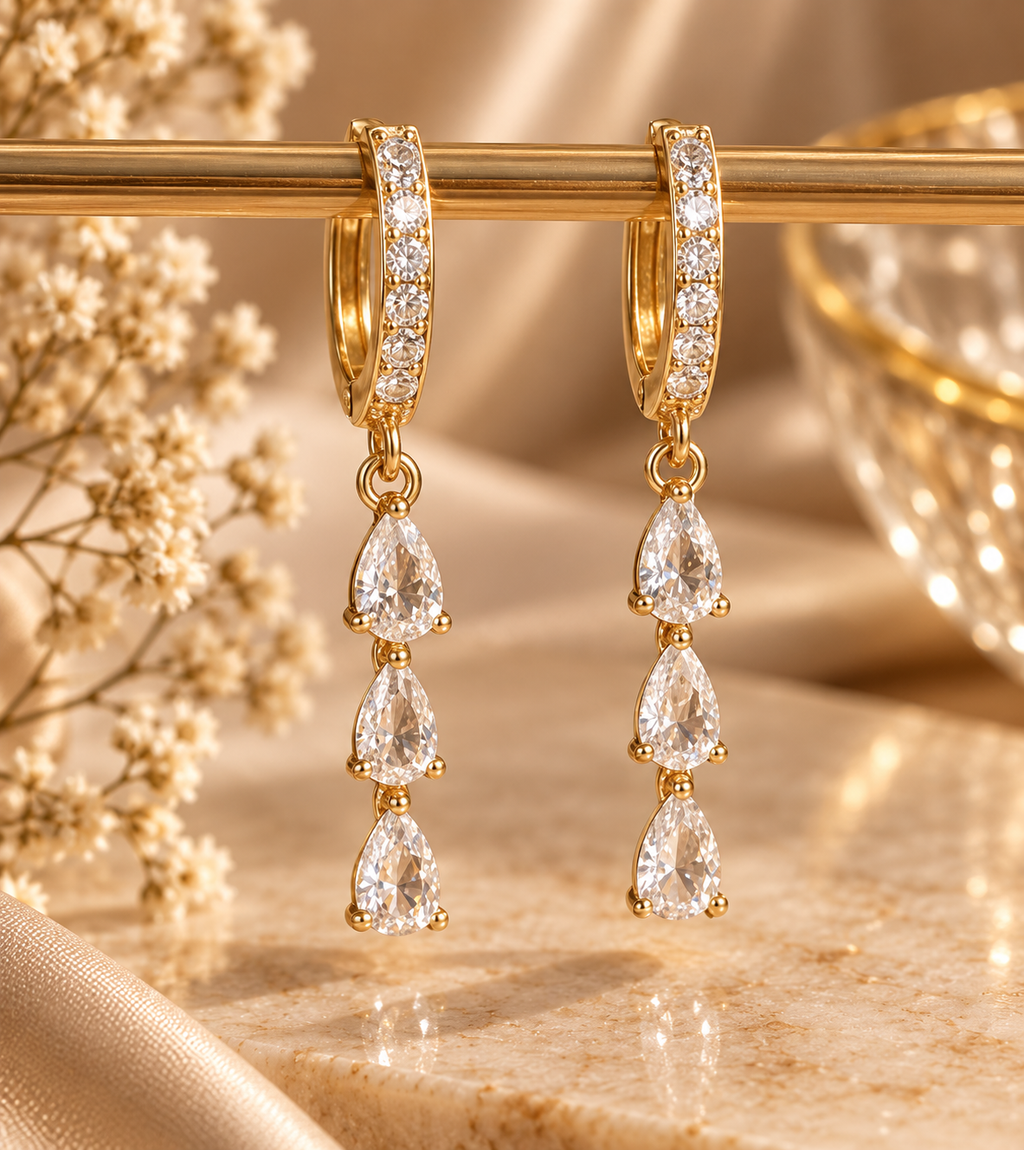Aurelia Celeste Drop Earrings