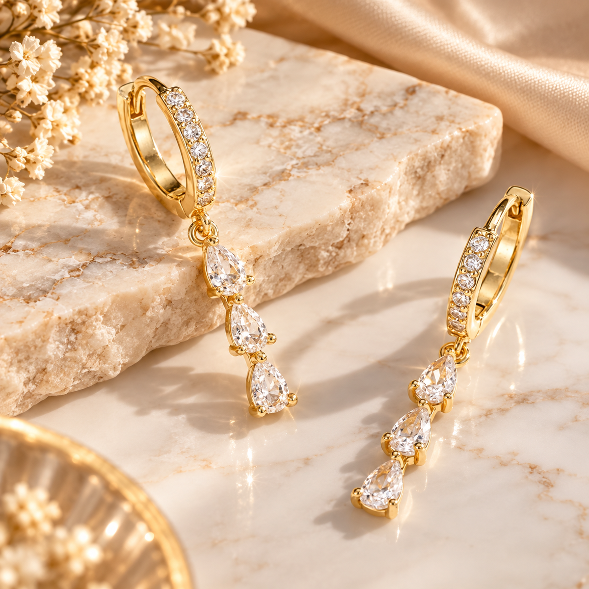 Aurelia Celeste Drop Earrings