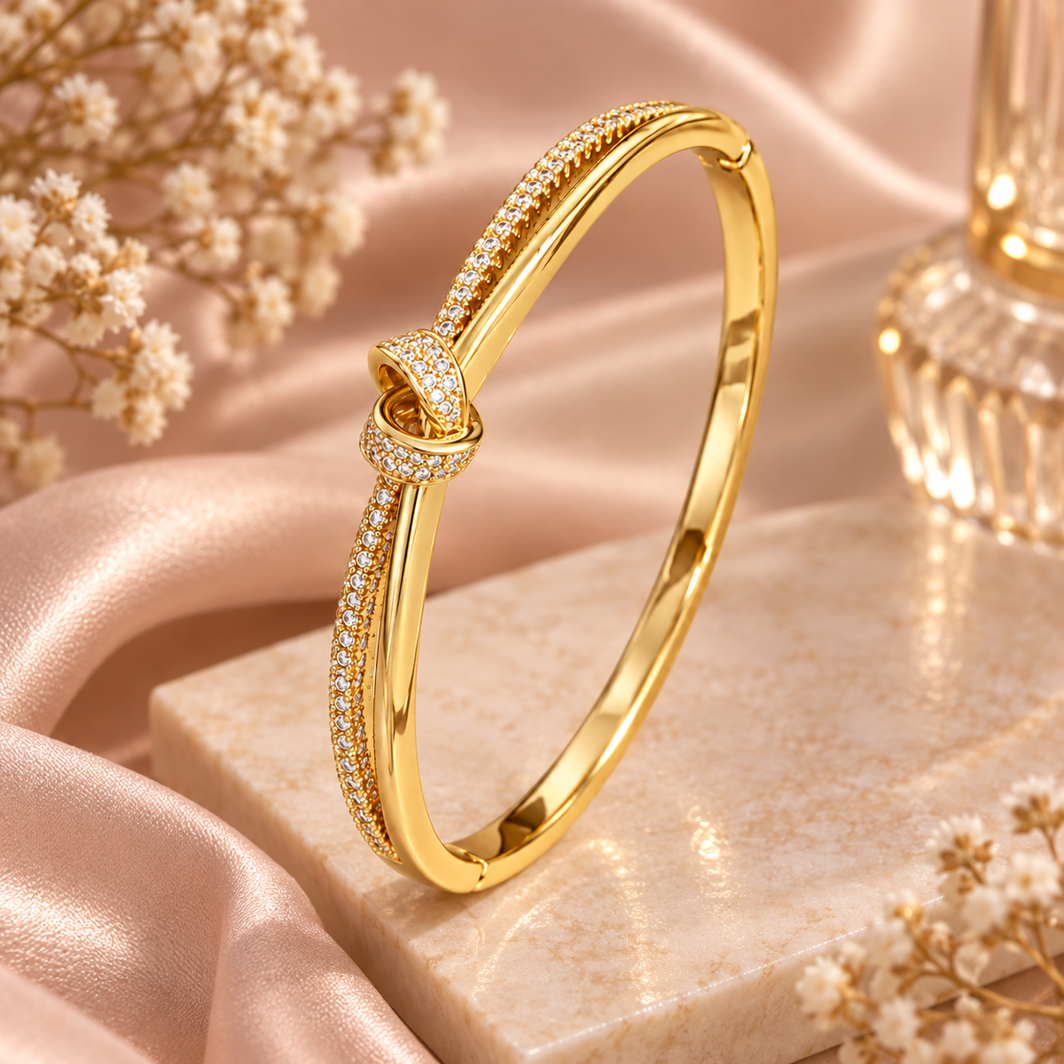 Aurelia Celeste Knot Gold Plated Bracelet