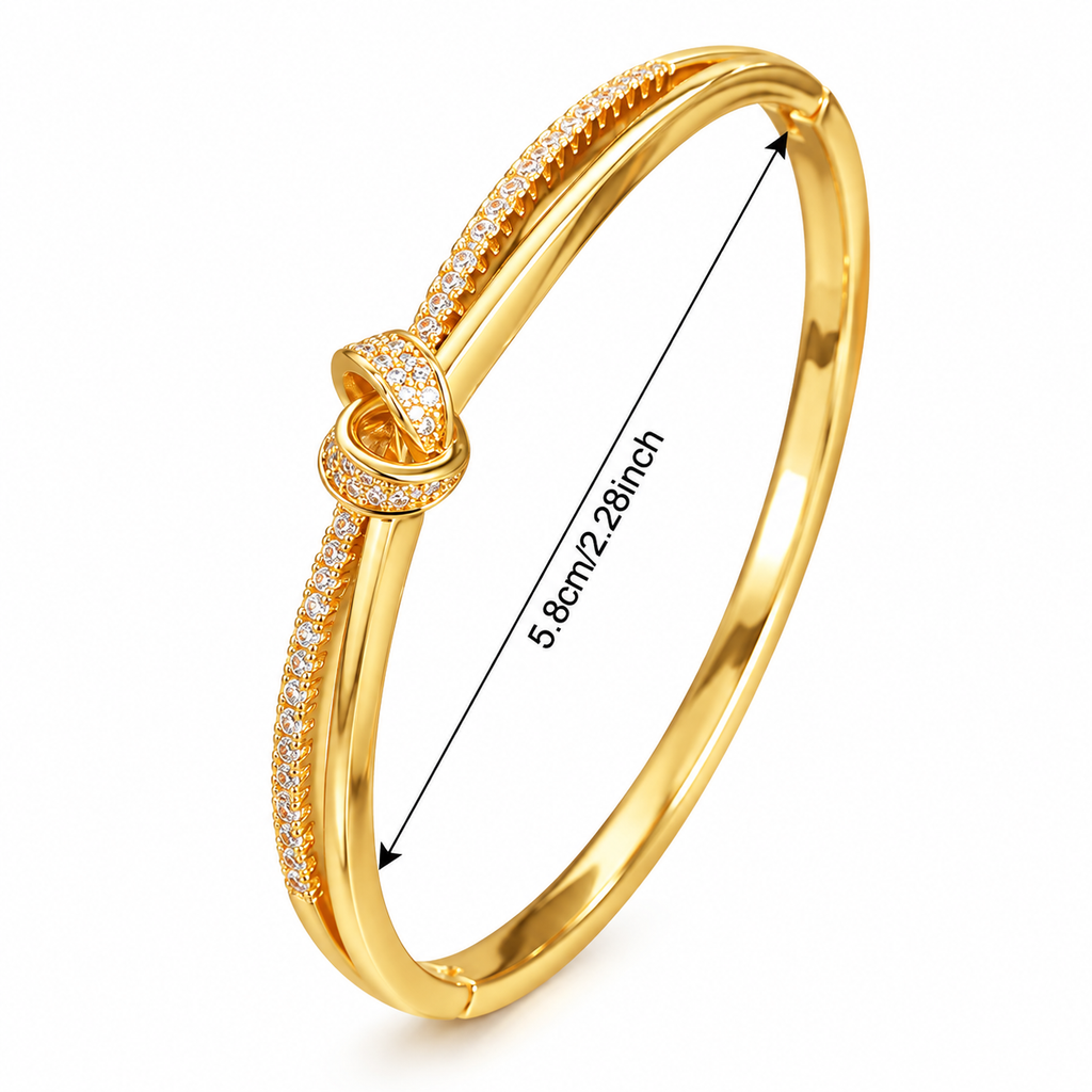 Aurelia Celeste Knot Gold Plated Bracelet
