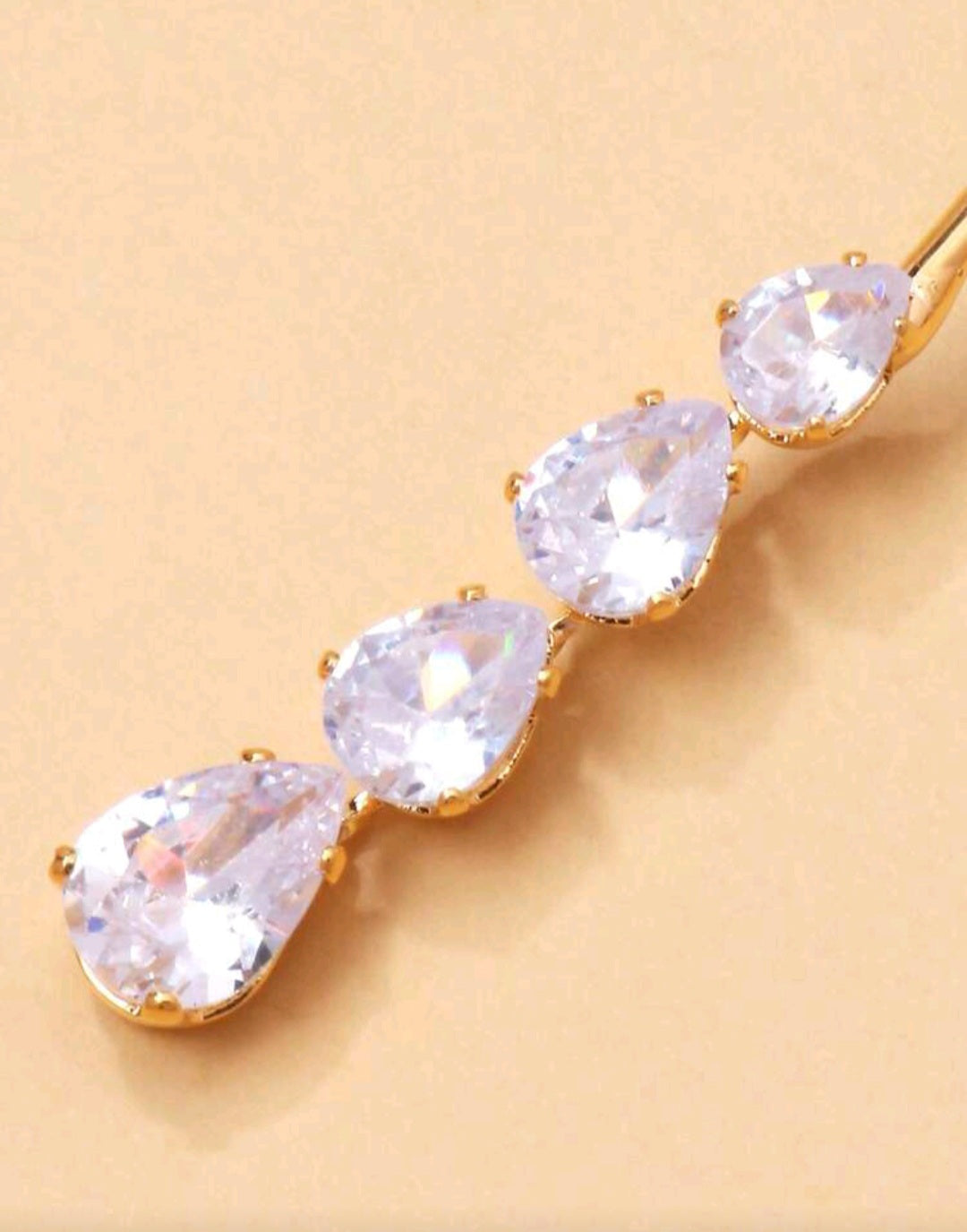 Aurelia Celeste Open Crystal Collar Necklace | Waterproof Gold Necklace Australia
