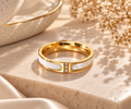 Aurelia Celeste Pearl Inlay Gold Waterproof Ring