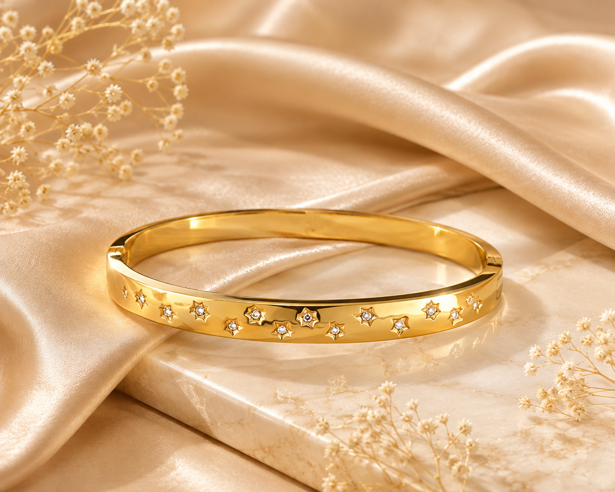 Aurelia Celeste Star Bracelet – Waterproof & Tarnish Resistant