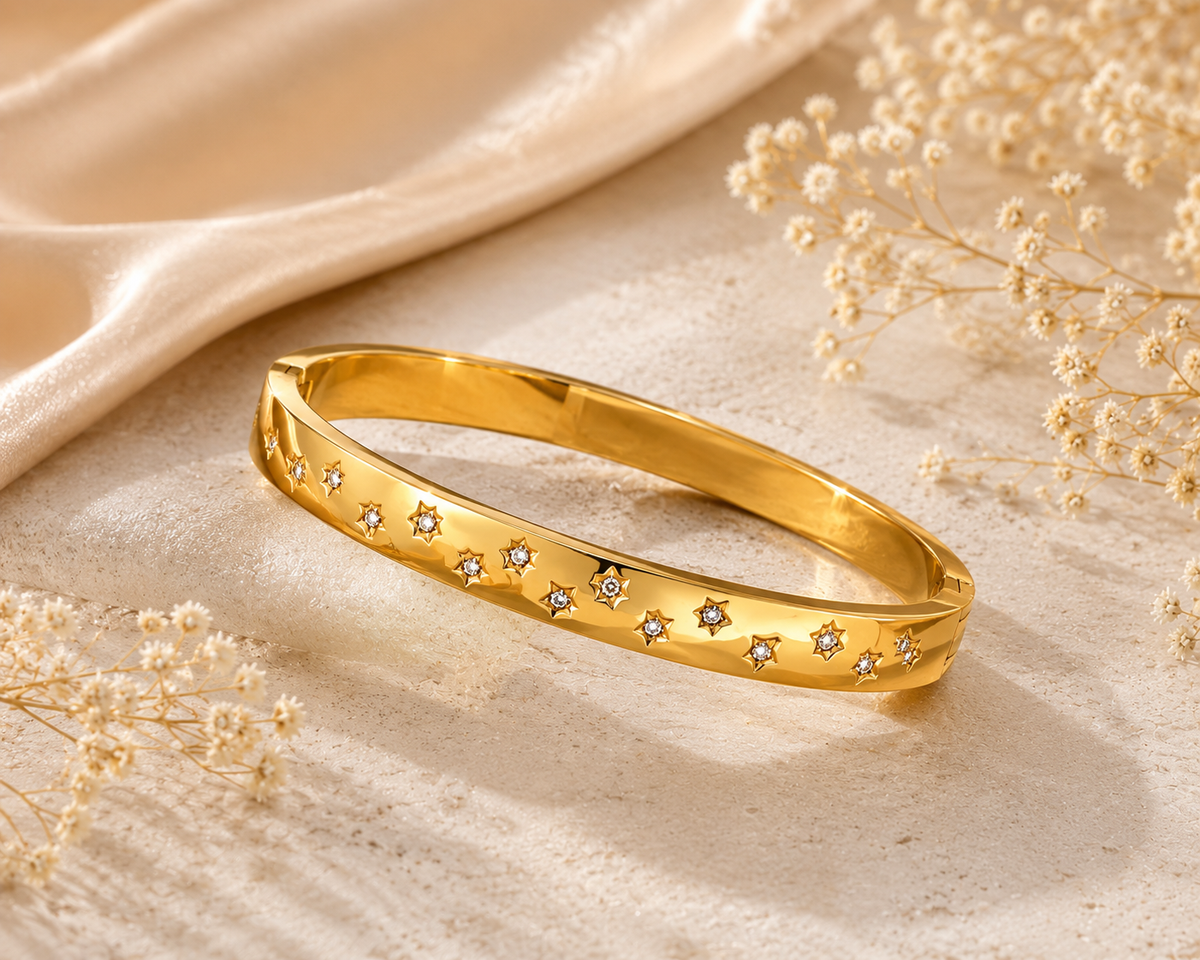 Aurelia Celeste Star Bracelet – Waterproof & Tarnish Resistant