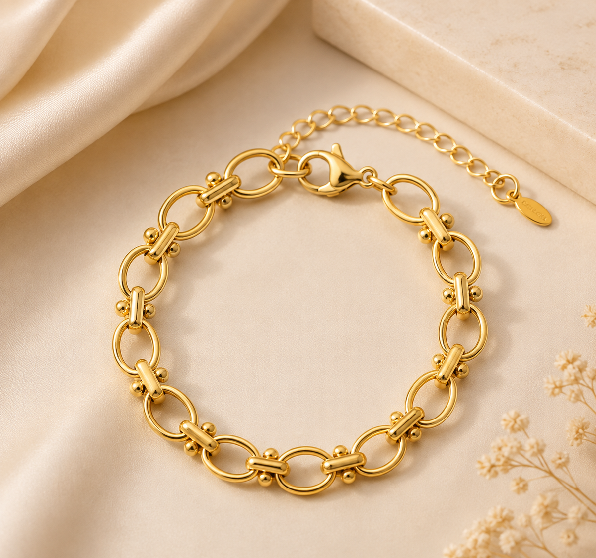 Aurelia Elara Gold Link Bracelet