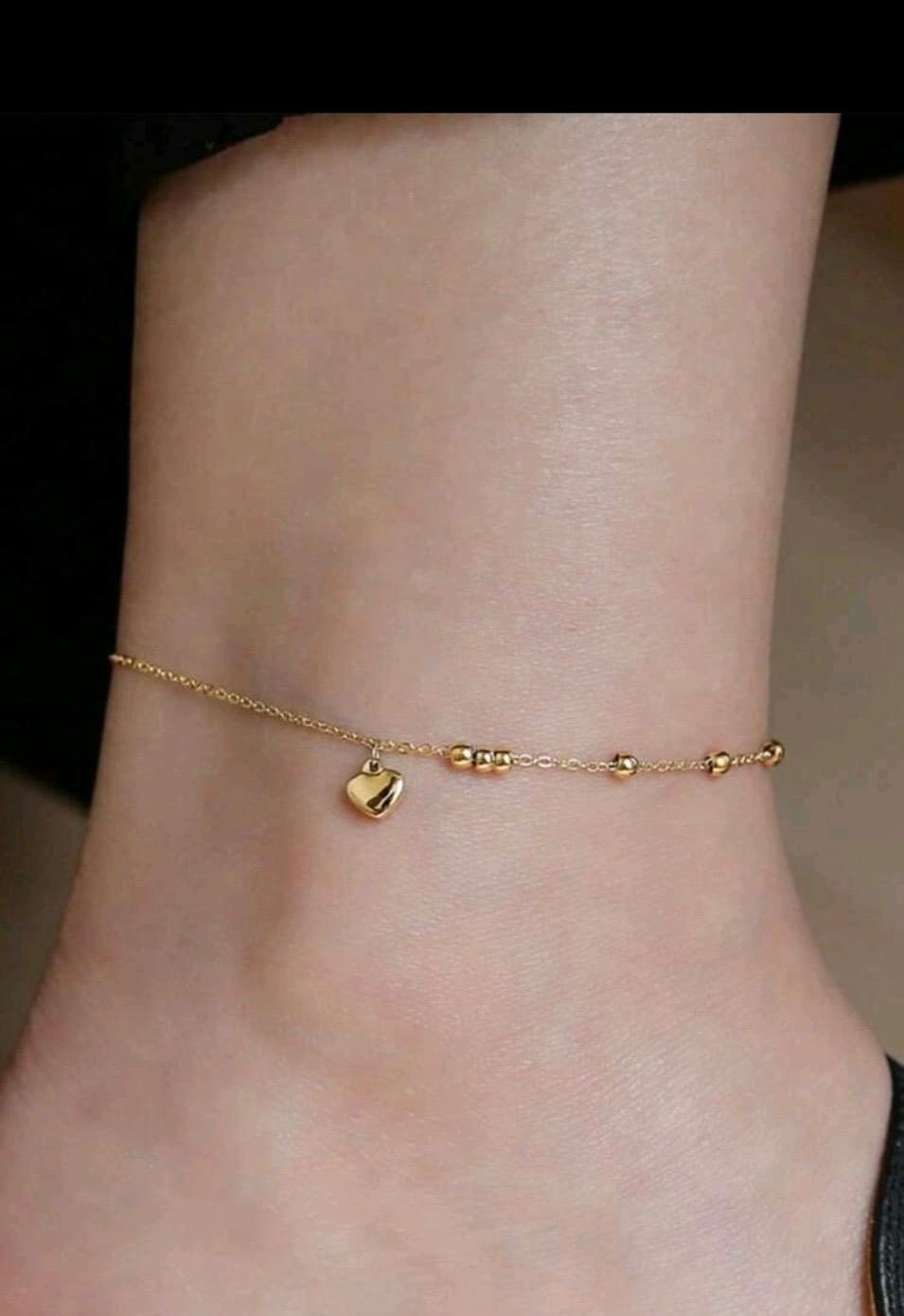 Golden Glow Anklet