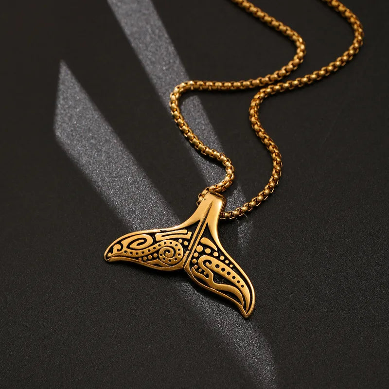 Fish Tail Pendant Necklace