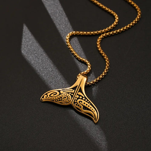 Aurelia Ocean Whisper Whale Tail Necklace