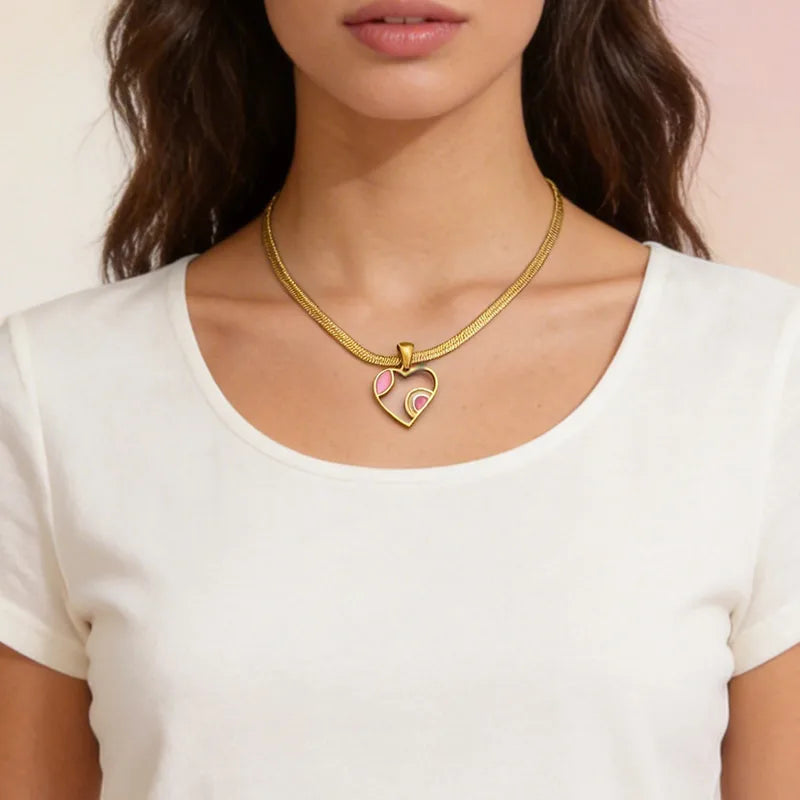 Heart Shaped Pendant Necklace