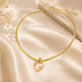Heart Shaped Pendant Necklace | Waterproof