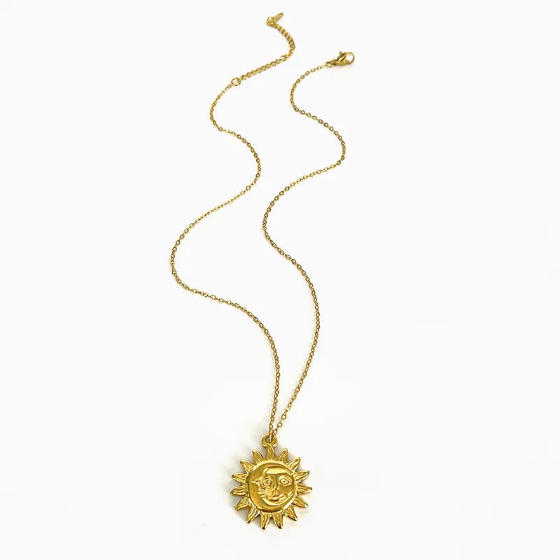 Sun Lady Pendant Necklace