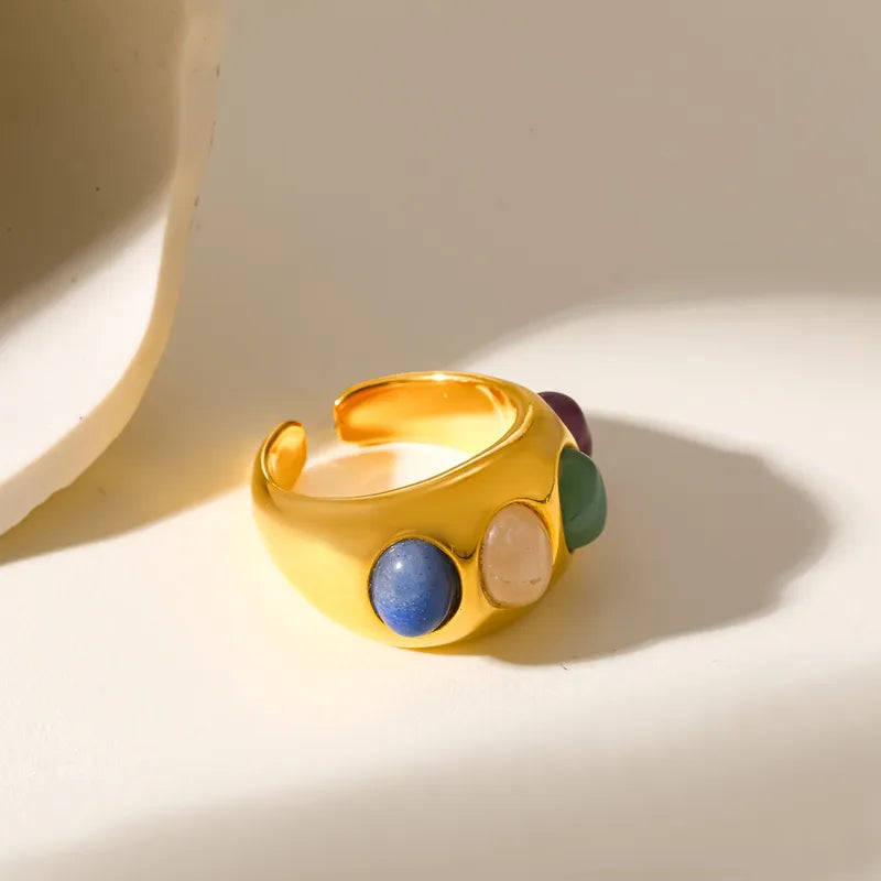 Tarnish Free Gold Aurum Luxe Open Ring
