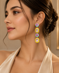 Vintage Riviera Gemstone Drop Earrings | Aurelia Co.