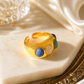Tarnish Free Gold Aurum Luxe Open Ring
