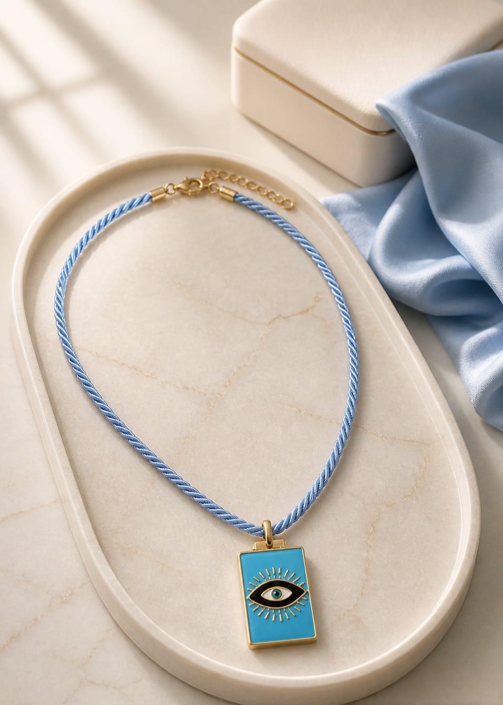 Aqua Guardian Pendant Necklace