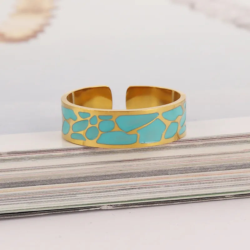 Zebra Ocean Open Ring