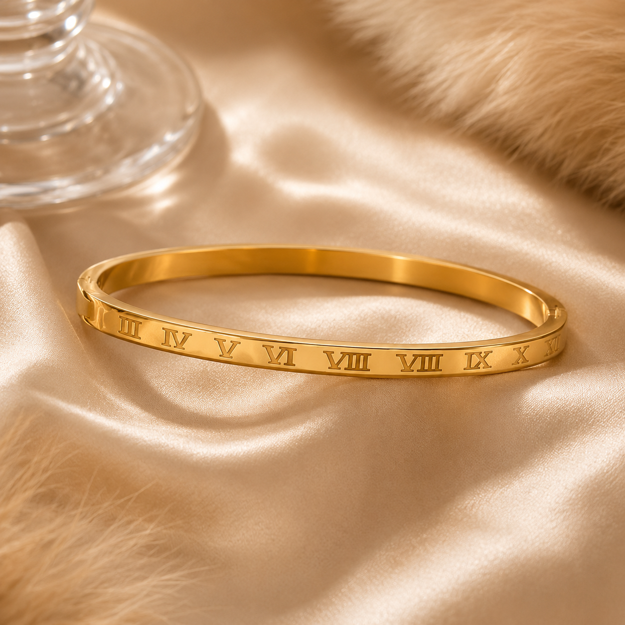 Roman Luxe Gold Bracelet | Aurelia Co.