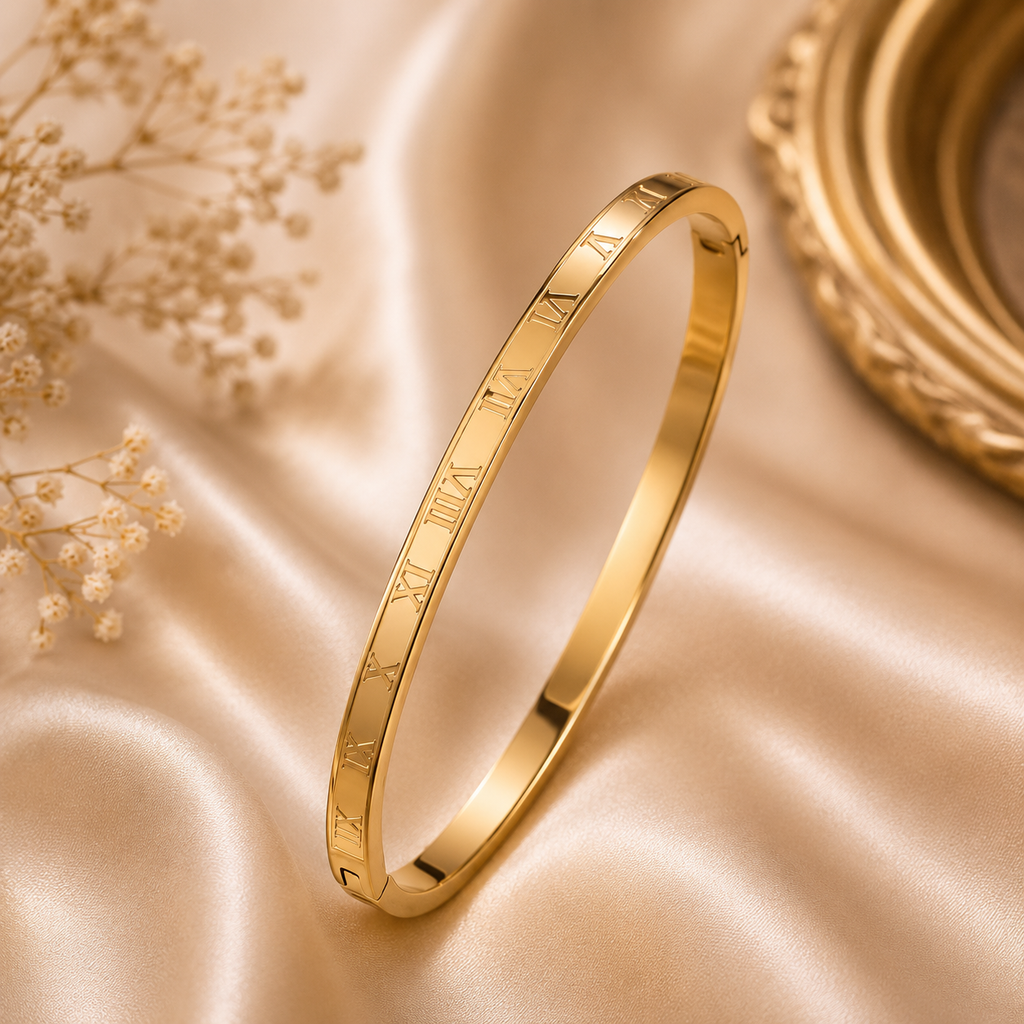 Roman Luxe Gold Bracelet | Aurelia Co.