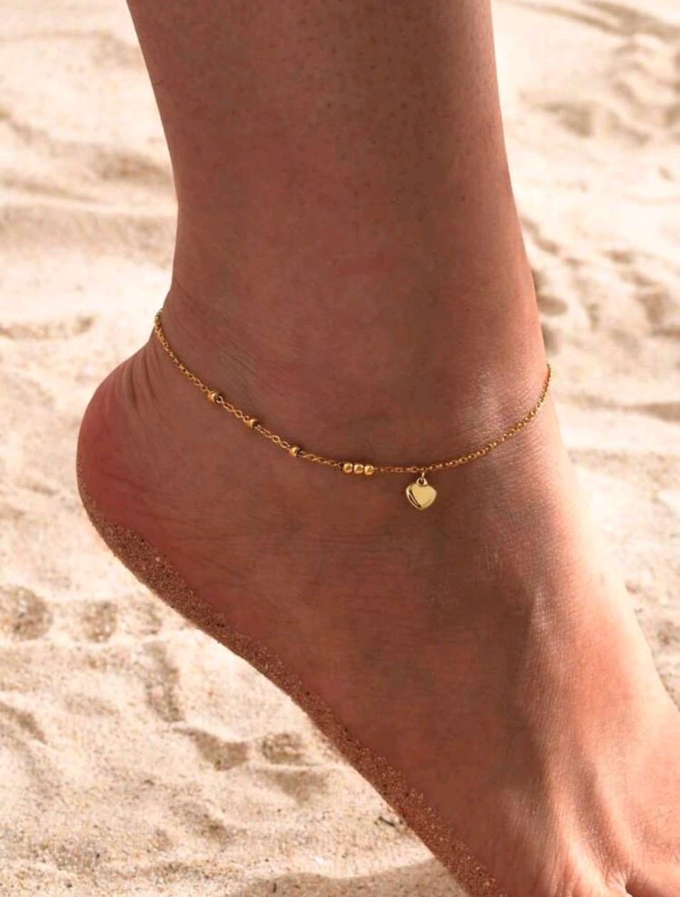 Golden Glow Anklet