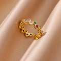 Prism Birthstone Ring | Waterproof Gold Gemstone Ring | Aurelia Co.